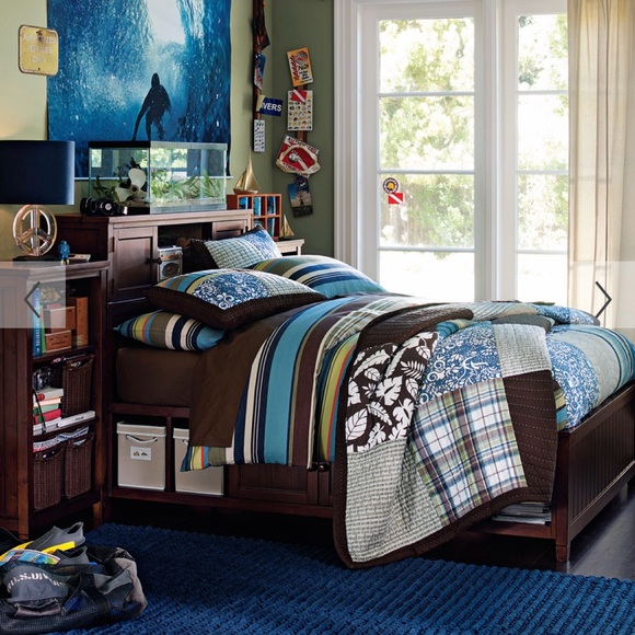 PB Teen Oceanside Quilt Full/Queen Like New - Picture 3 of 3